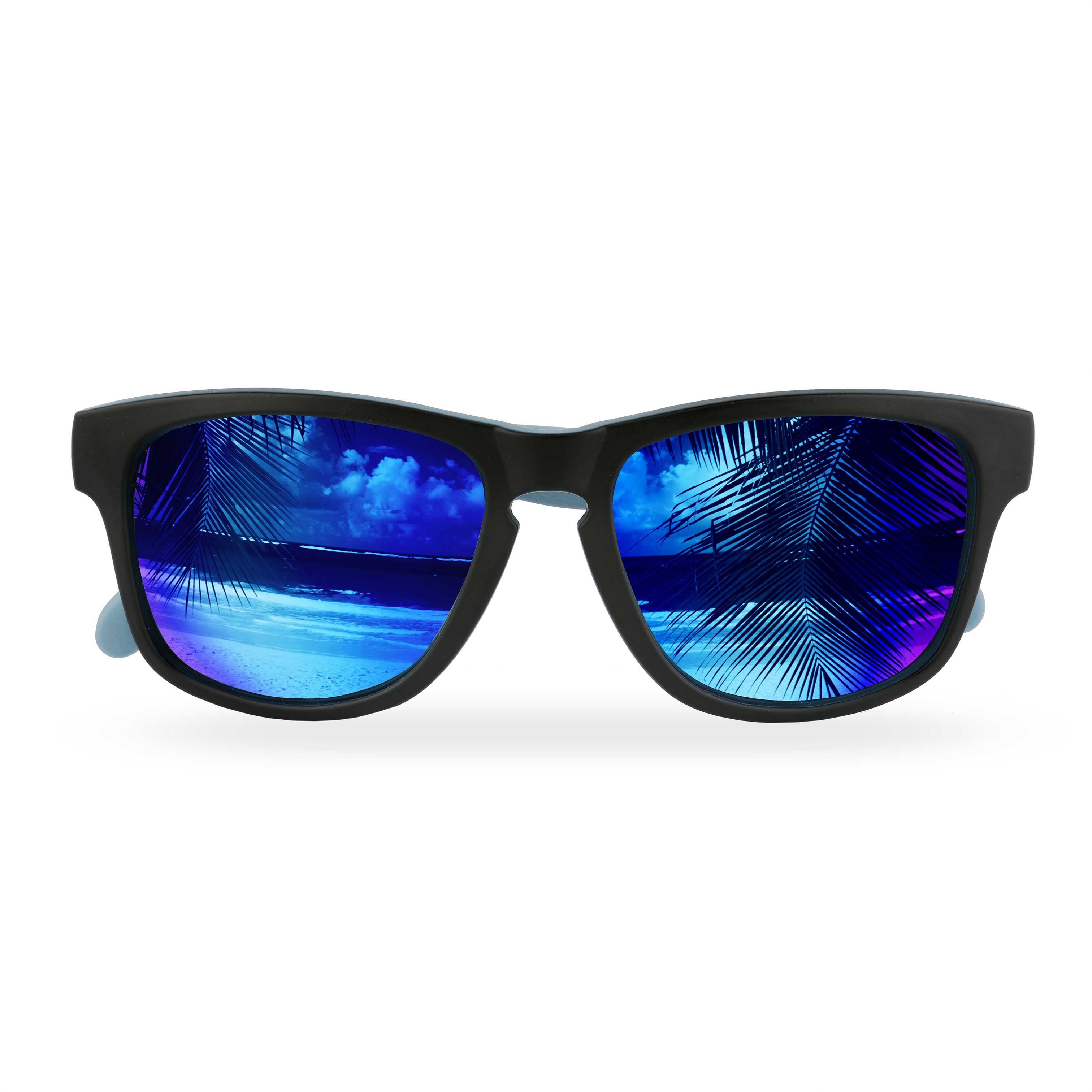 Platinum Sun Polarized Floating Sports Sunglasses for Men Women Baseball Running Cycling Golf Durable and Ultralight Frame -Blue