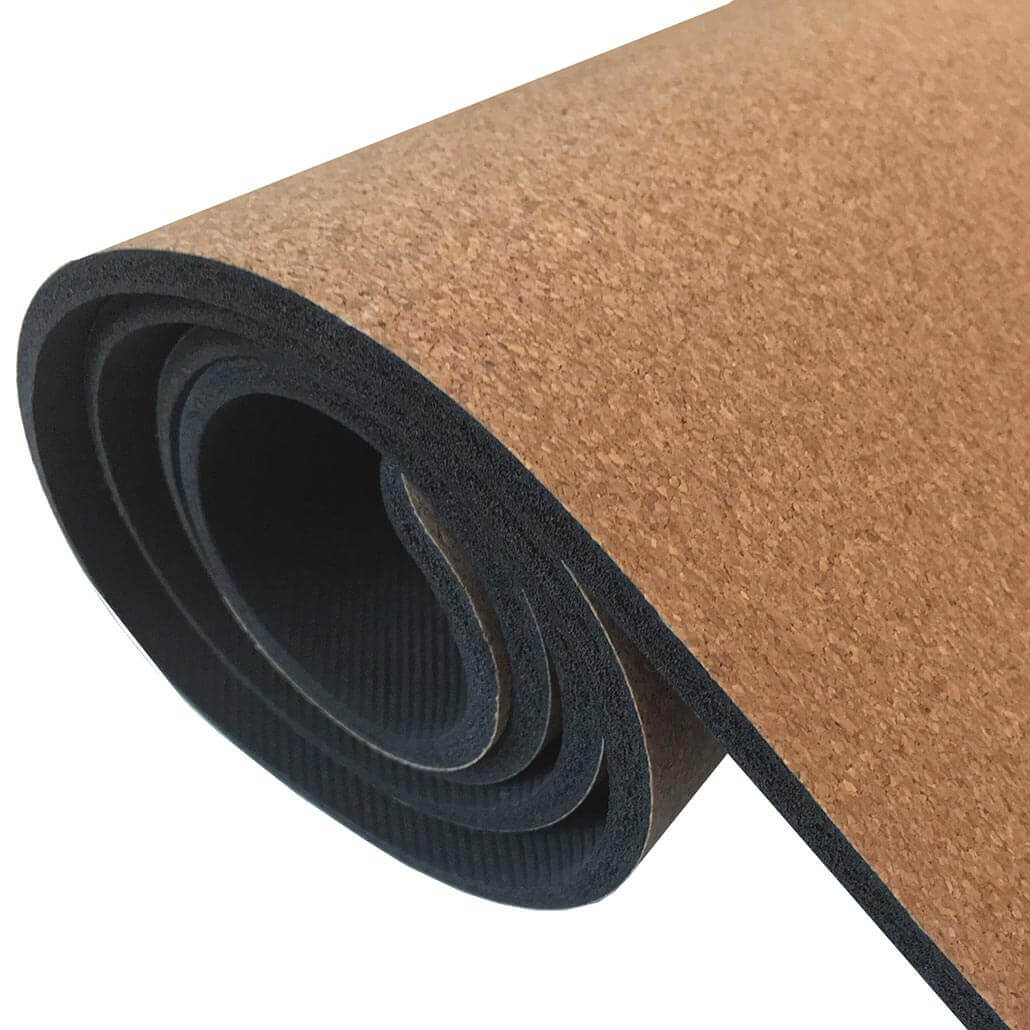  Larga Vitae 3mm Thick, 72 x 24 Natural Rubber Cork Yoga Mat,  Hot Yoga Mat, Non Toxic, TPE-Free, Sustainable, Eco-Friendly, Non-Slip,  Odor Resistant : Sports & Outdoors